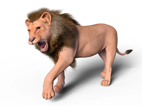 3D CG rendering of a lion — Stock Photo, Image