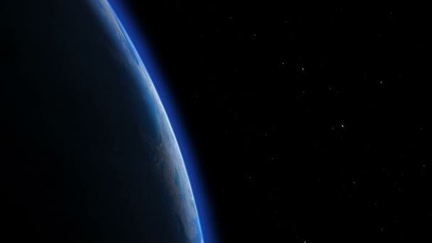 3D-cg rendering van de aarde — Stockvideo