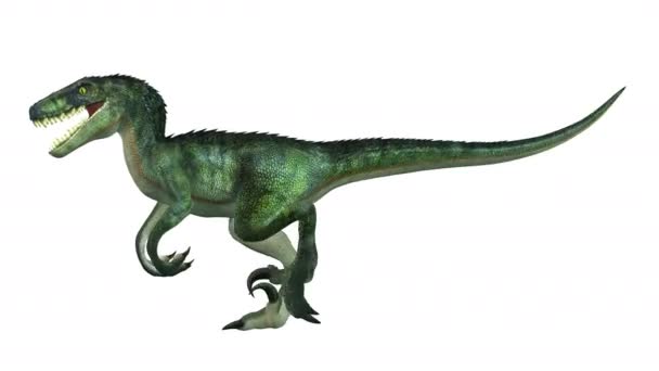 Rendering 3D CG di un dinosauro — Video Stock