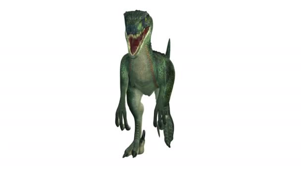 Rendering 3D CG di un dinosauro — Video Stock