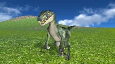 bir dinozor 3d cg işleme