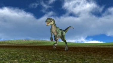 bir dinozor 3d cg işleme