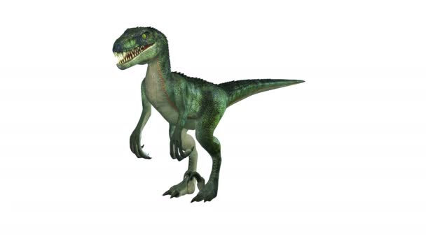 Rendering 3D CG di un dinosauro — Video Stock