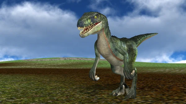 Representación 3D CG de un dinosaurio — Foto de Stock