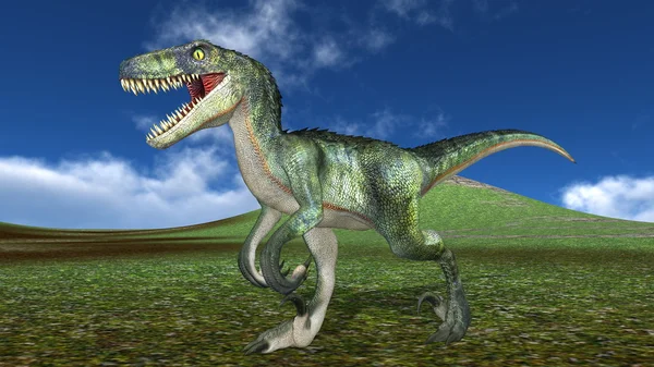 Representación 3D CG de un dinosaurio — Foto de Stock