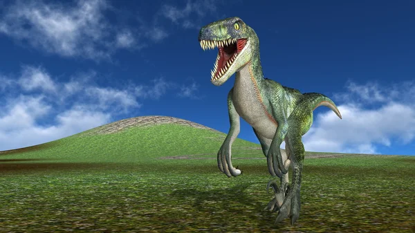 Rendering 3D CG di un dinosauro — Foto Stock