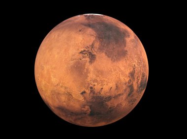 3D CG rendering of Mars clipart