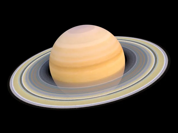 3D CG-рендеринг Сатурна — стоковое фото