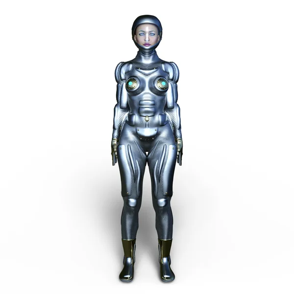 3D CG rendering of a super woman — Stock Photo, Image