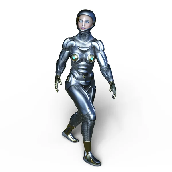 3D CG rendering of a super woman — Stock Photo, Image