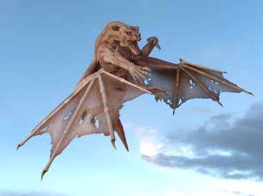 bir doragon 3d cg render
