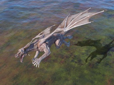 bir doragon 3d cg render