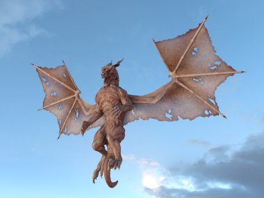 bir doragon 3d cg render