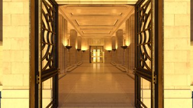 Giriş Holü Tasarımı 3d cg render