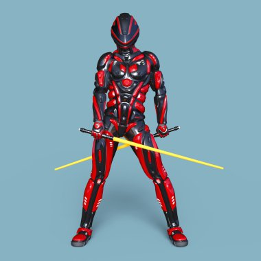 3d cg işleme bir robot