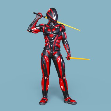 3d cg işleme bir robot