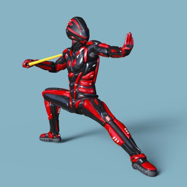 3d cg işleme bir robot