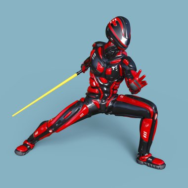 3d cg işleme bir robot