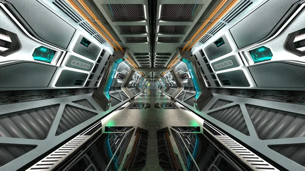 Uzay istasyonunun 3d cg görüntülemesi