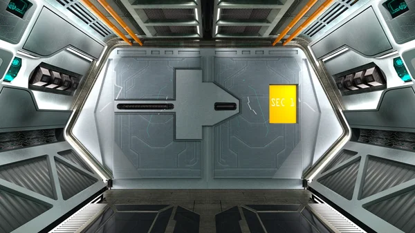 Uzay istasyonunun 3d cg görüntülemesi