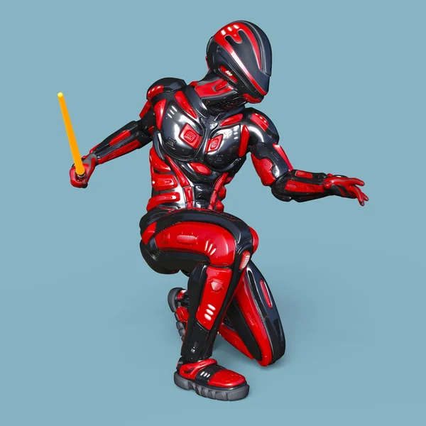 3d cg işleme bir robot