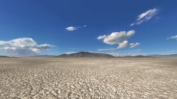 3D rendu 3D du désert — Photo