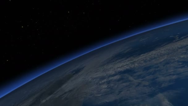 3D CG rendering of the earth — Stock Video