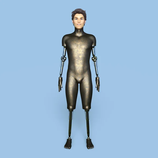 3D CG rendering of an android — Stock Photo, Image