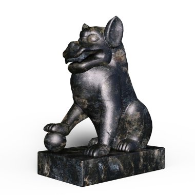 3d cg işleme koruyucu köpek