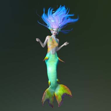 Deniz kızı 3d cg render