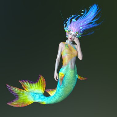 Deniz kızı 3d cg render