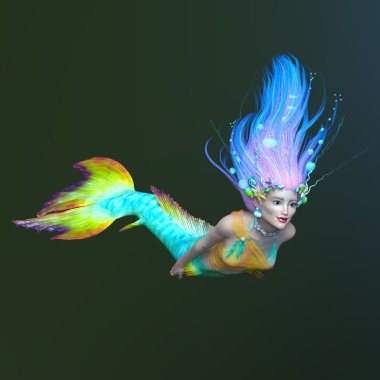 Deniz kızı 3d cg render