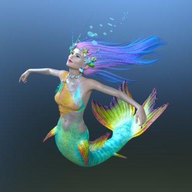 Deniz kızı 3d cg render