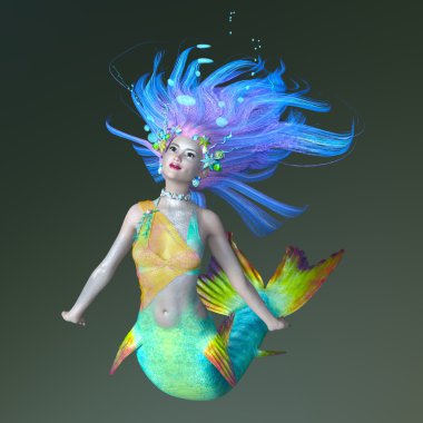 Deniz kızı 3d cg render