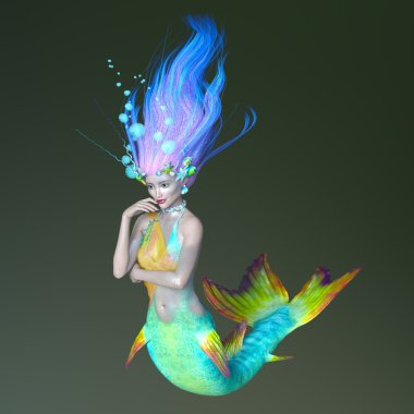 Deniz kızı 3d cg render