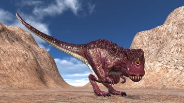 bir dinozor 3d cg işleme