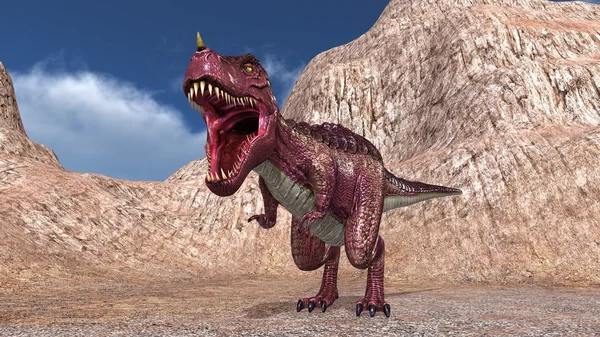 3D CG rendering of a dinosaur — Stock Photo, Image