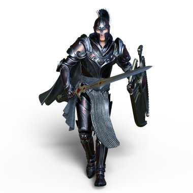 bir şövalyenin 3d cg işleme