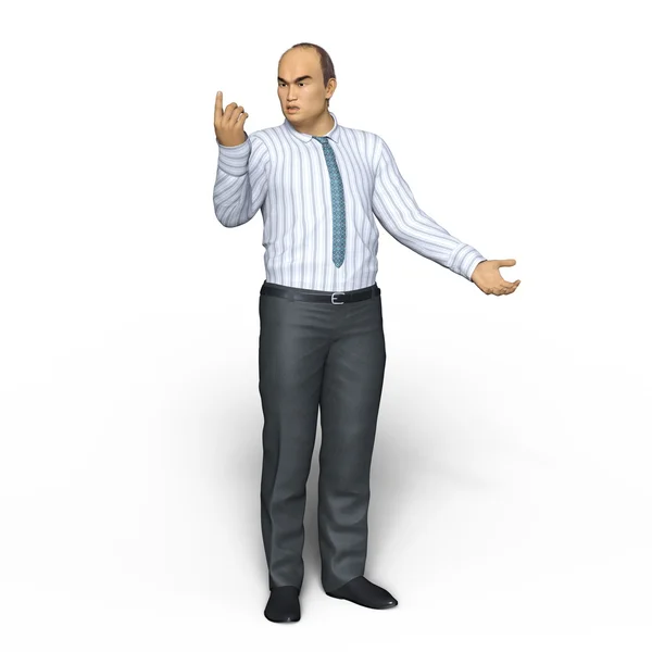 3D CG rendering of a businessman — Stock Photo, Image