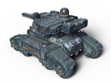 bir tank 3d cg işleme