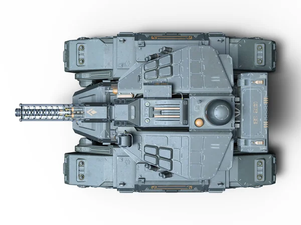 3D CG renderização de um tanque — Fotografia de Stock