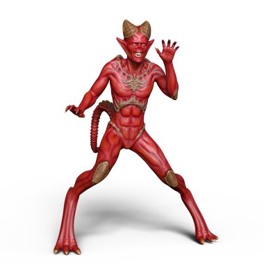 bir canavar 3d cg işleme
