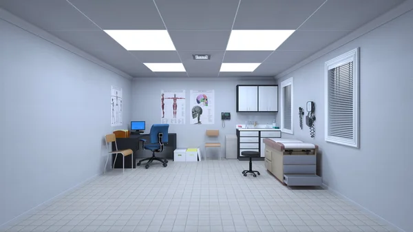 3D cg-rendering av en konsulterande rummet — Stockfoto