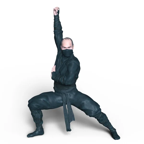 3D CG representación de un ninja —  Fotos de Stock