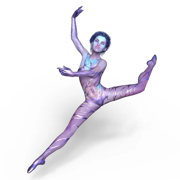 3D rendu 3D d'un danseur de ballet — Photo