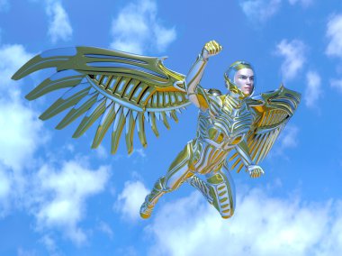 bir süper kahraman 3d cg render