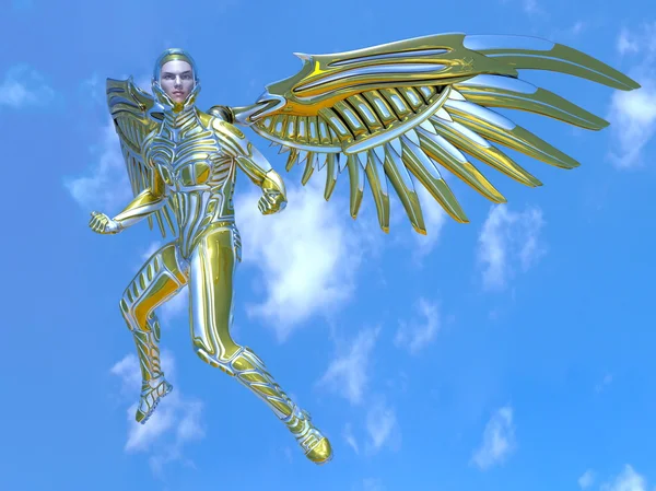 3D CG rendering of a super hero — Stock Photo, Image