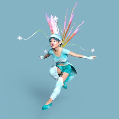 3d cg işleme bir peri