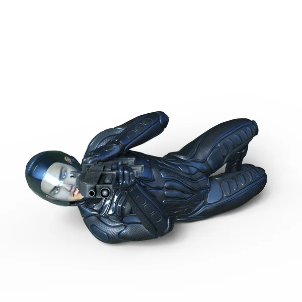 3D CG rendering of a super hero — Stock Photo, Image