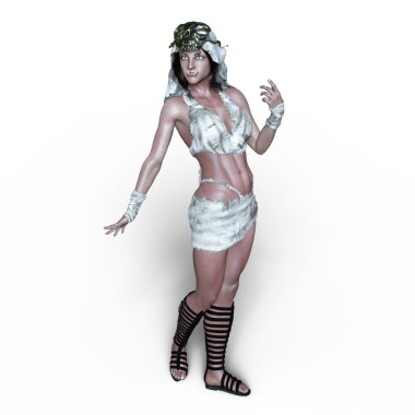 kadın bir canavar 3d cg işleme